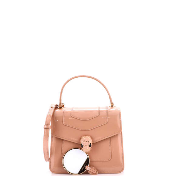 Bvlgari Small Serpenti Top Handle Bag Patent - Picture 2 of 7